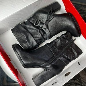 GUESS Black Leather Boots